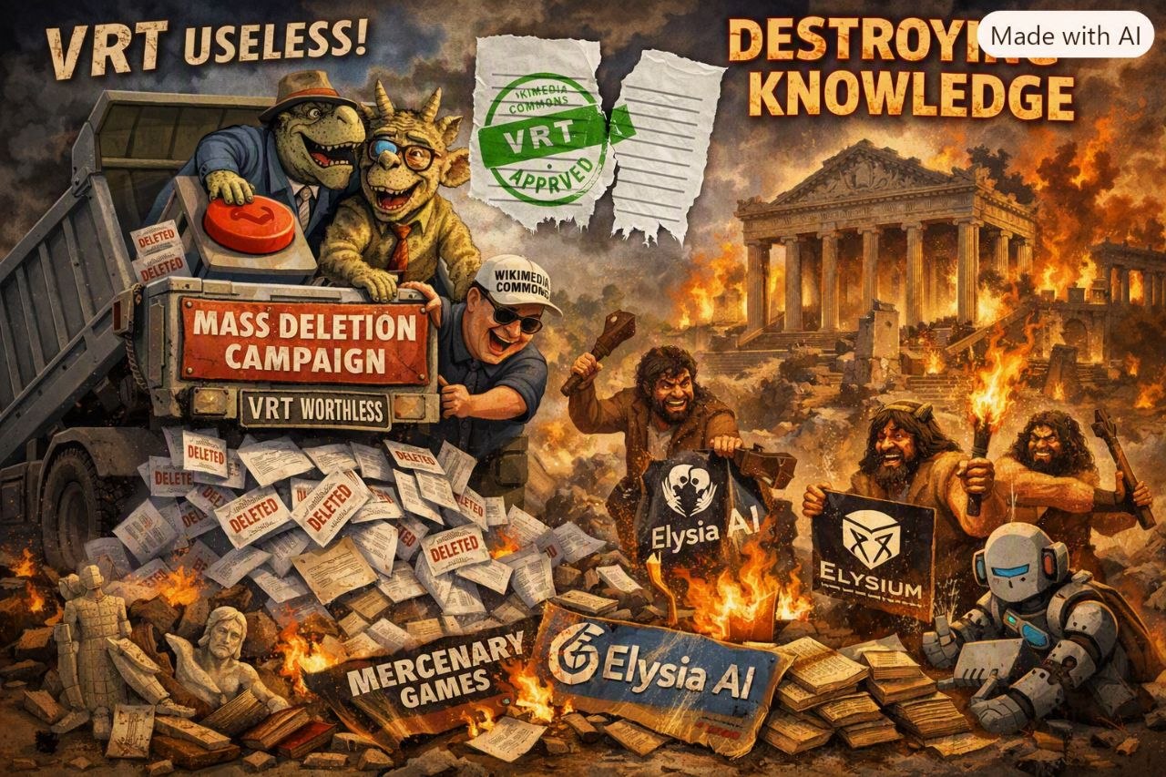 Mass deletion campaign — VRT worthless, destroying knowledge