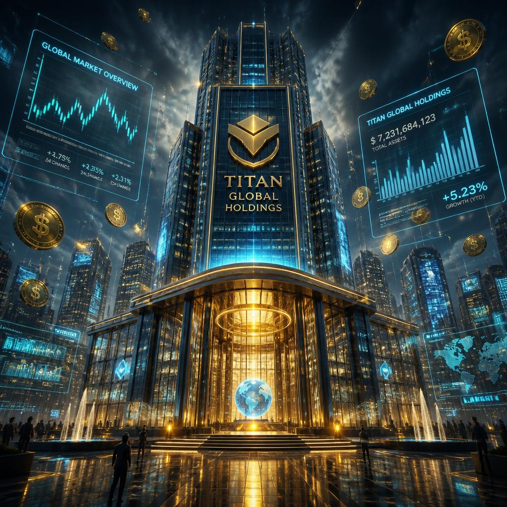 ELYSIUM business tower with holographic markets